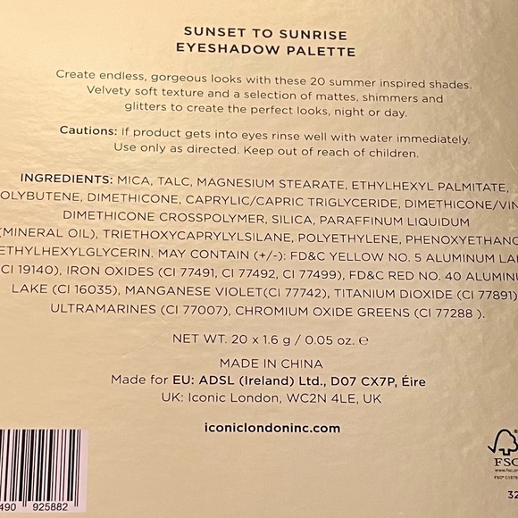 ICONIC LONDON Sunset To Sunrise Eyeshadow Palette - Picture 4 of 6